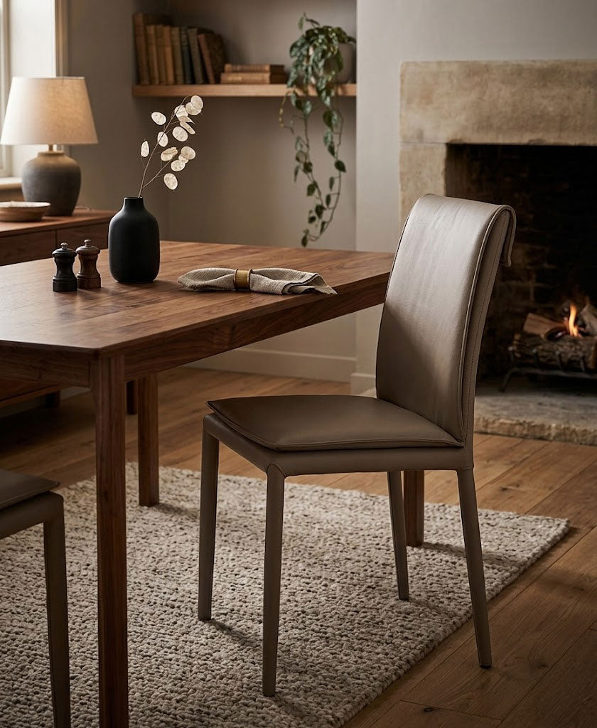 J and M Furniture Dining Chair Togo Dining Chair in Light Mocha (pair) | J&M Furniture