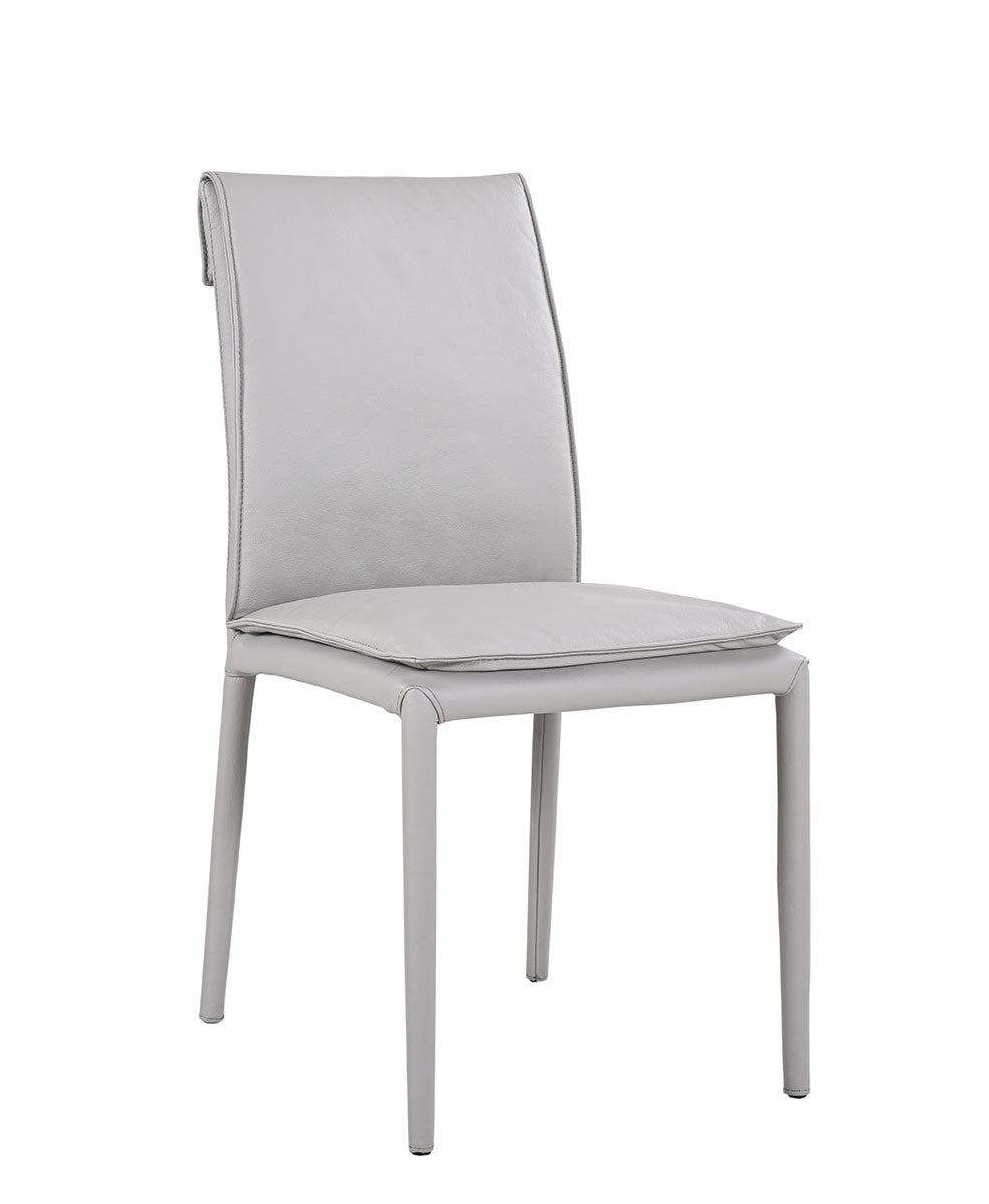 J and M Furniture Dining Chair Togo Dining Chair in Pewter (pair) | J&M Furniture