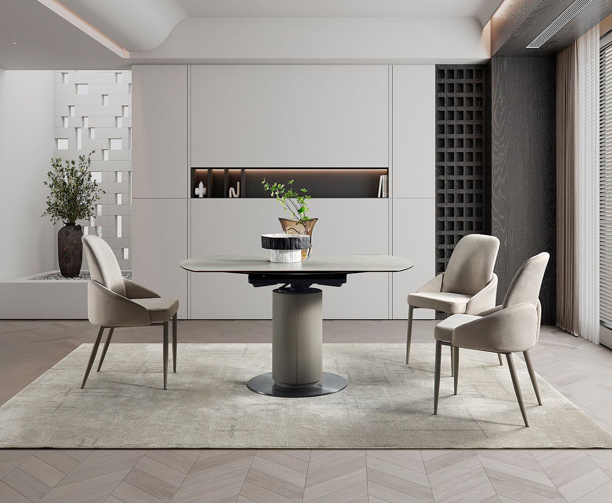 J and M Furniture Dining Sets RH 130 Round Extendable Table | J&M Furniture