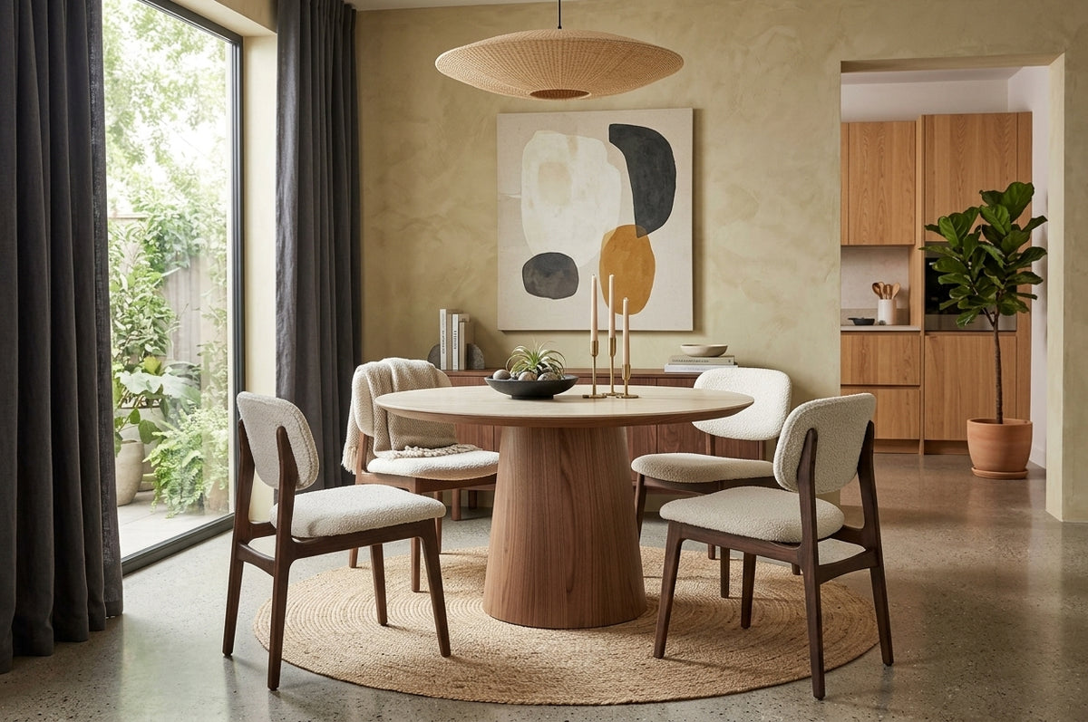 J and M Furniture Dining Table Arbor Round Dining Table