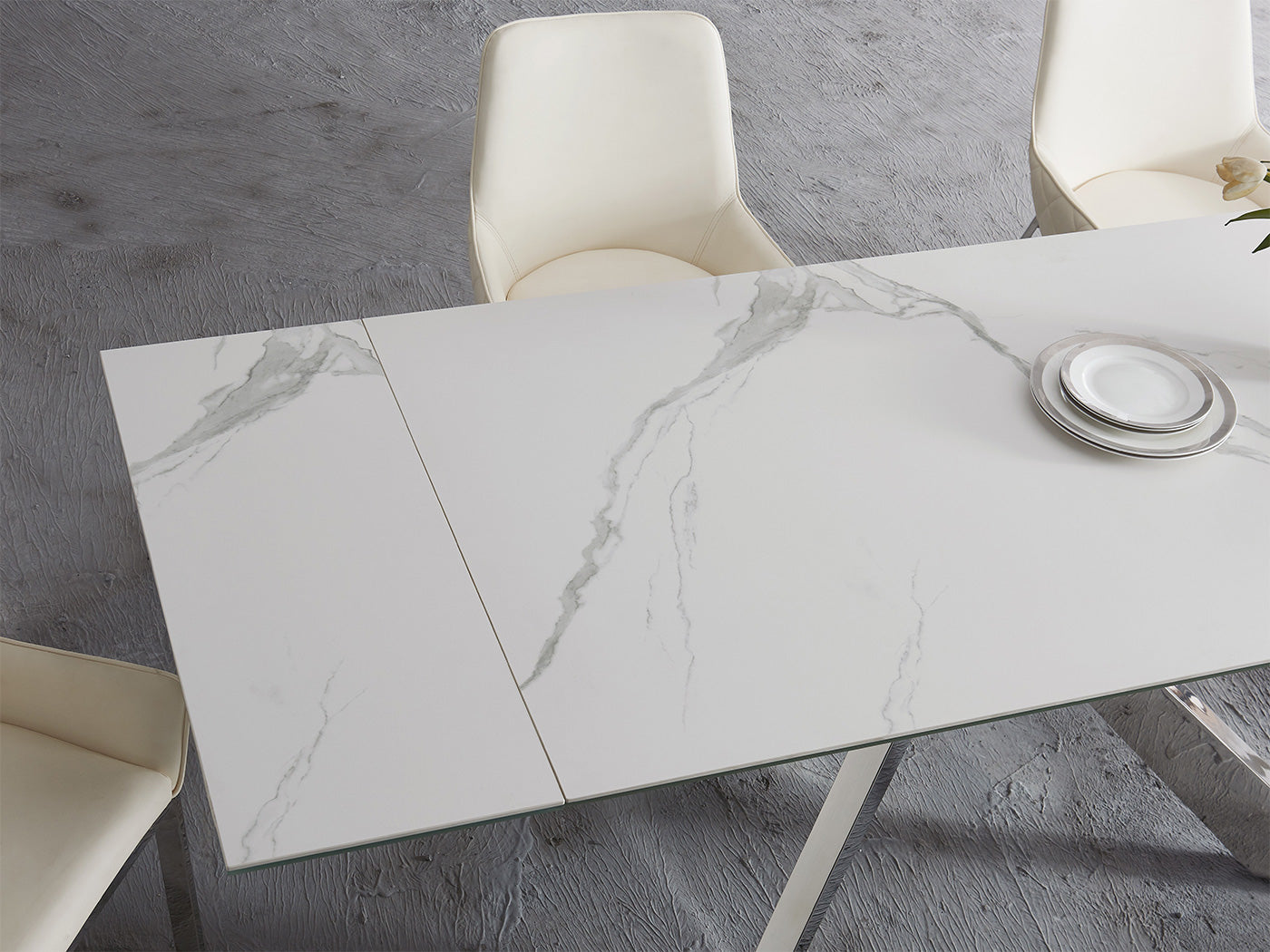 J and M Furniture Dining Table Carrara Extension Dining Table | J&M Furniture