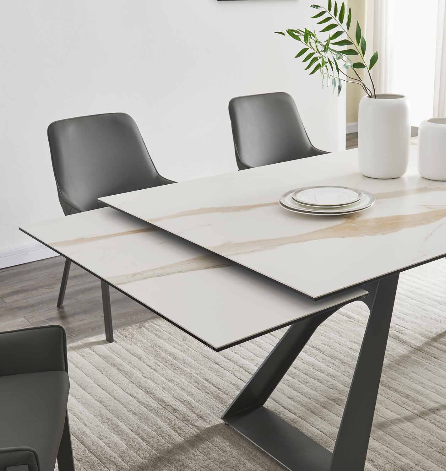 J and M Furniture Dining Table Swan Extensions Dining Table | J&M Furniture