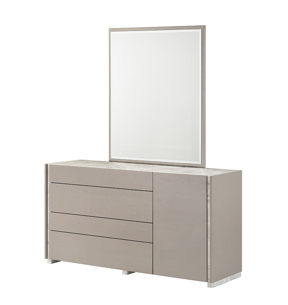 J and M Furniture Dresser Pearl Dresser & Mirror