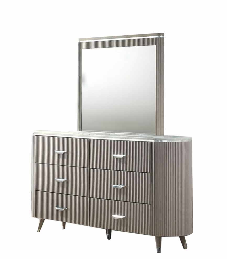 J and M Furniture Mirror Opal Mirror