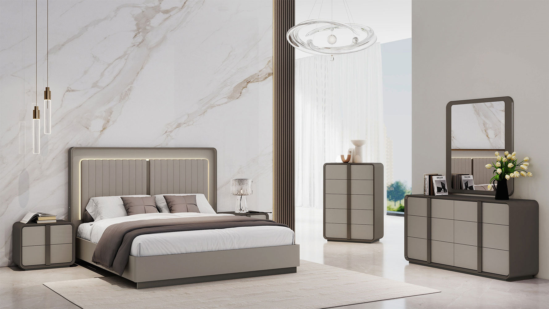 J and M Furniture Mirror Velisse Mirror