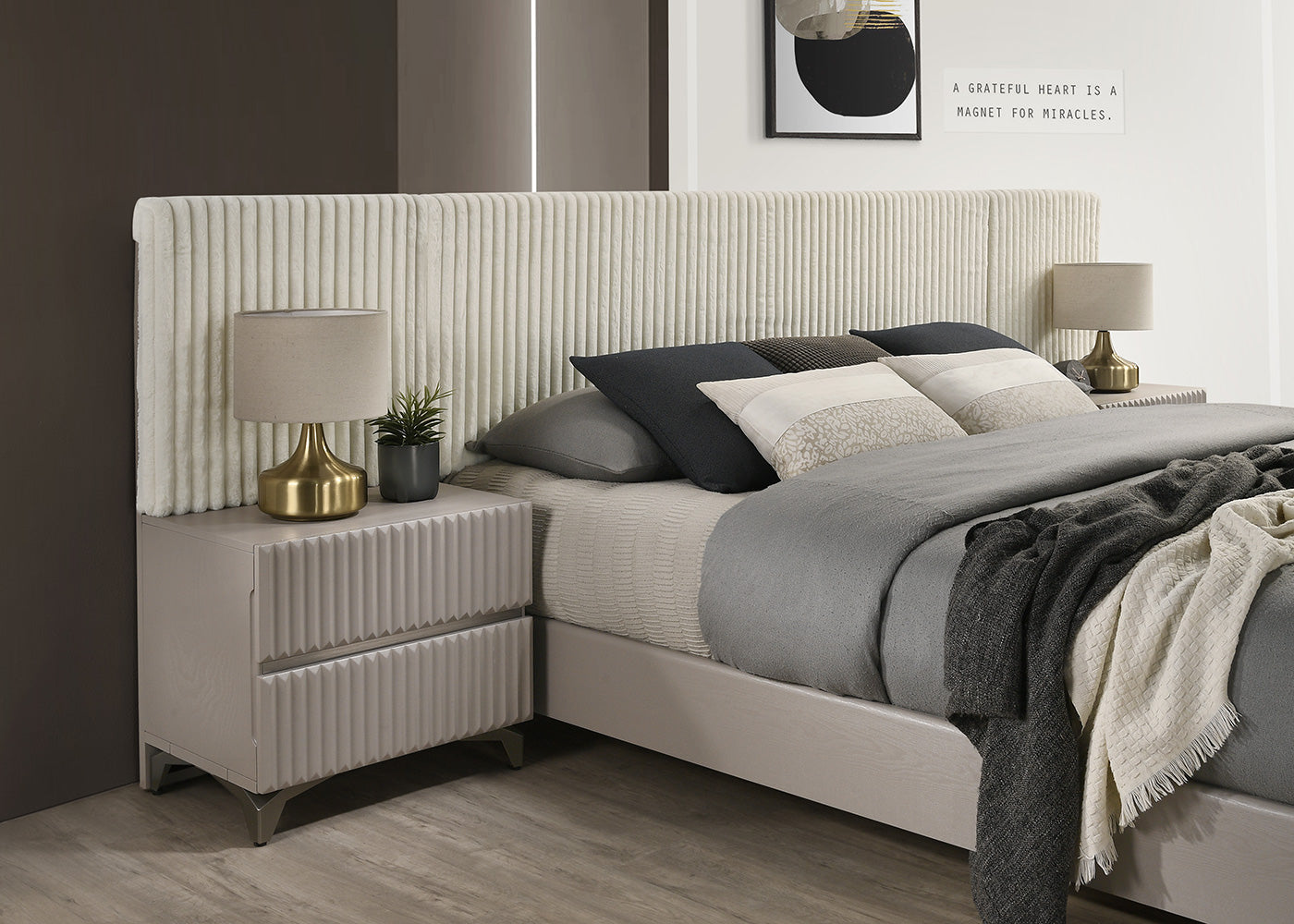 J and M Furniture Nightstands Grace Nightstand