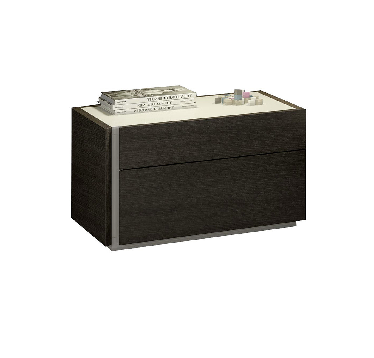 J and M Furniture Nightstands Porto Nightstand in Wenge
