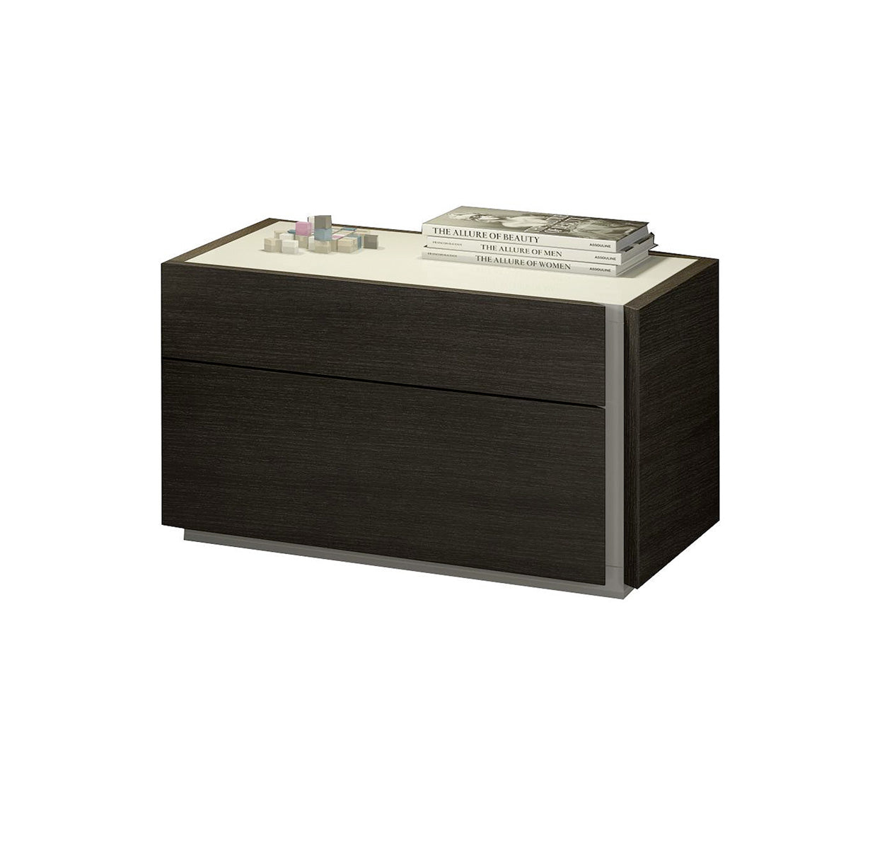 J and M Furniture Nightstands Porto Nightstand in Wenge
