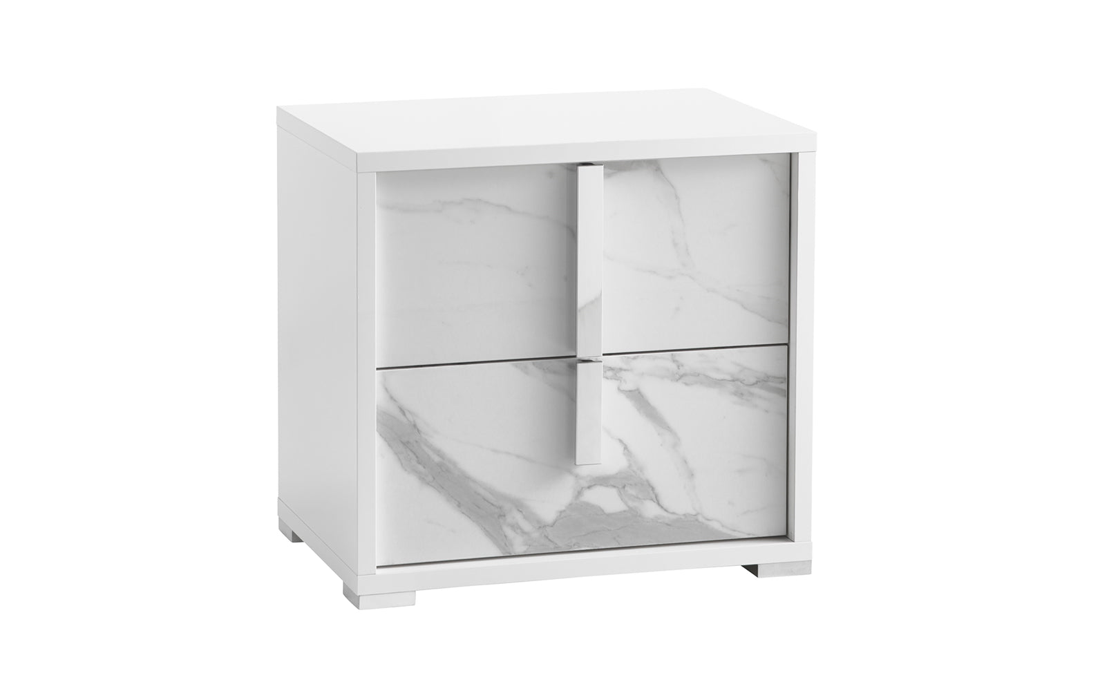 J and M Furniture Nightstands Sonia White Nightstand