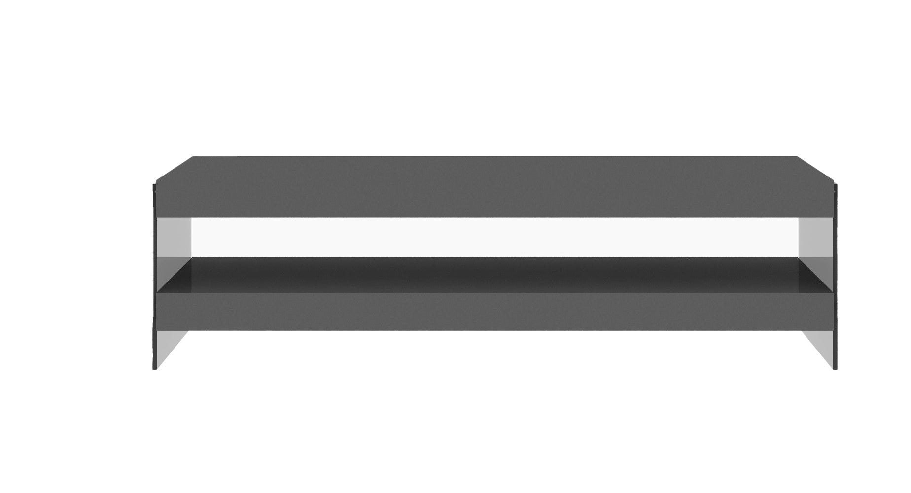 J and M Furniture TV Stand & Entertainment Centers Grey Cloud TV Base in High Gloss | J&M Furniture