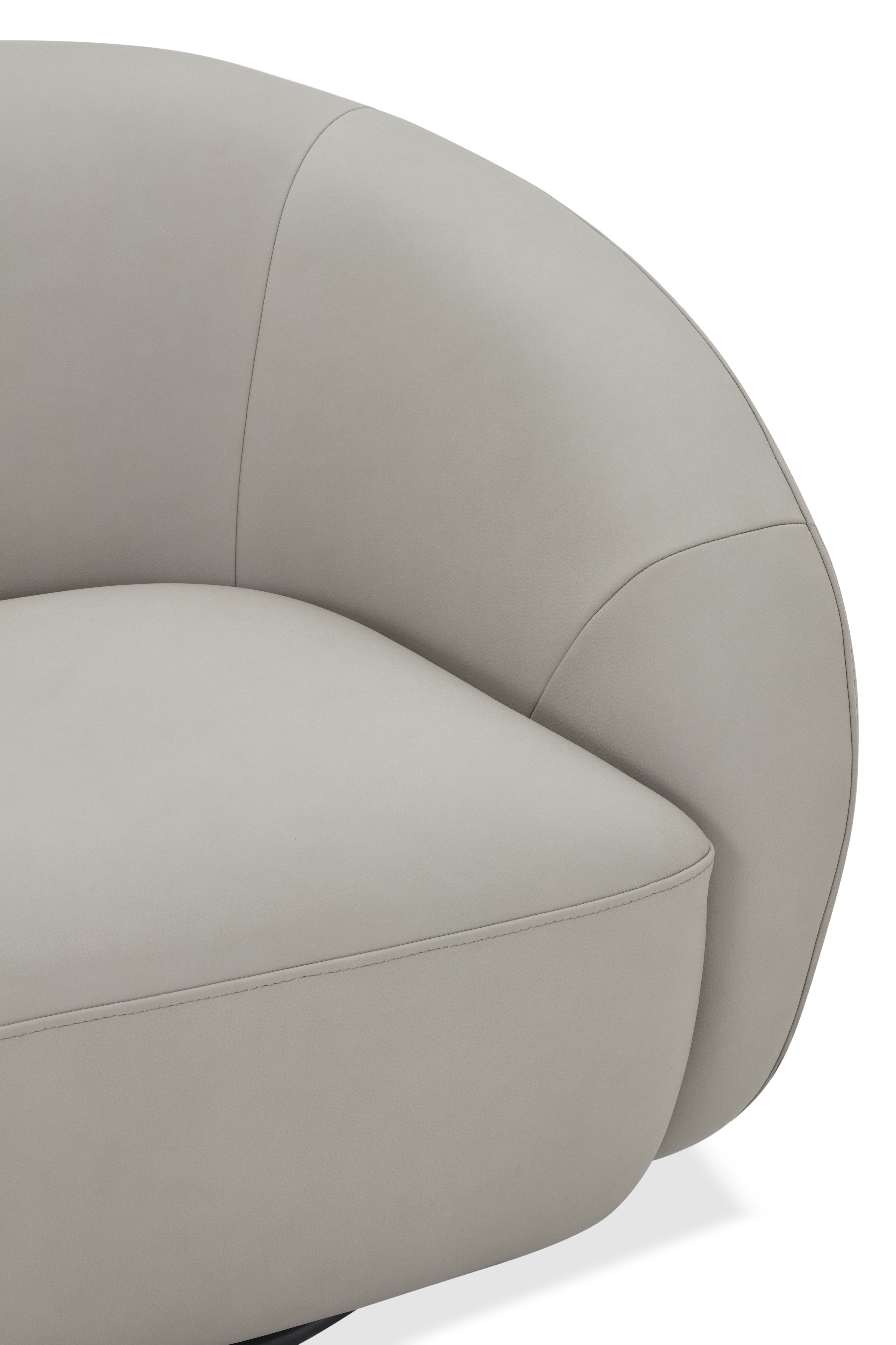JnmFurniture.com Lounge Chair Orbit Swivel Chair in Khaki
