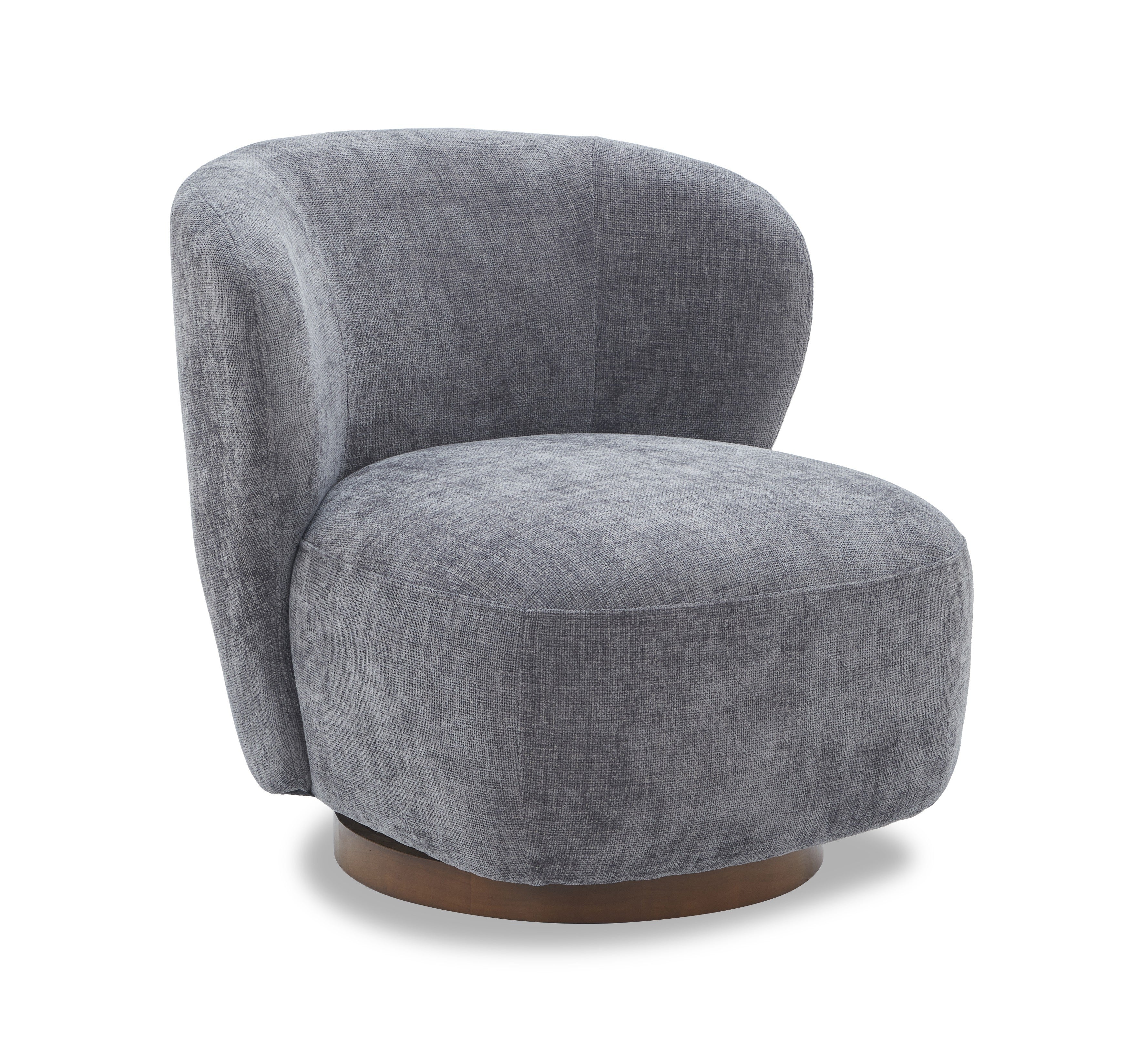 JnmFurniture.com Lounge Chair Zola Swivel Chair in Charcoal