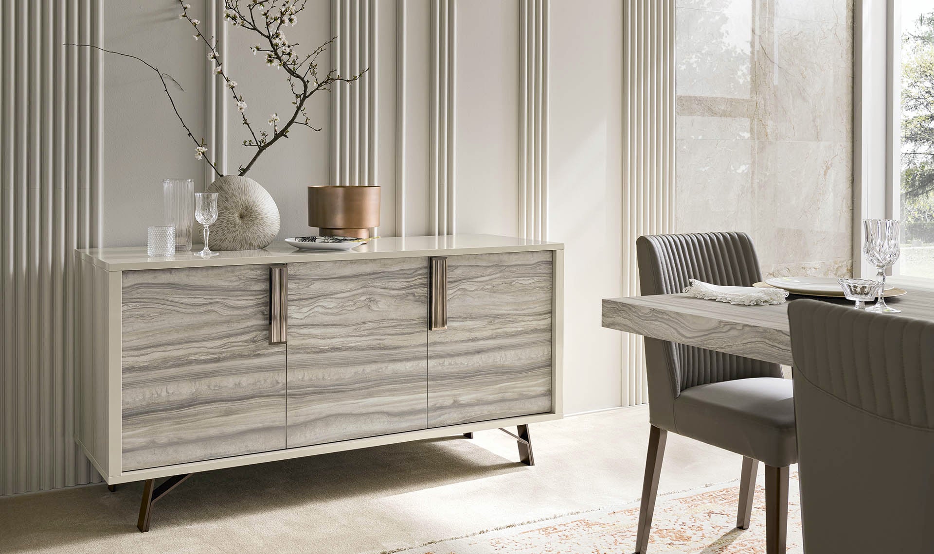 Jupiter 3/D Buffet - 62" (Special Order) - Canal Furniture