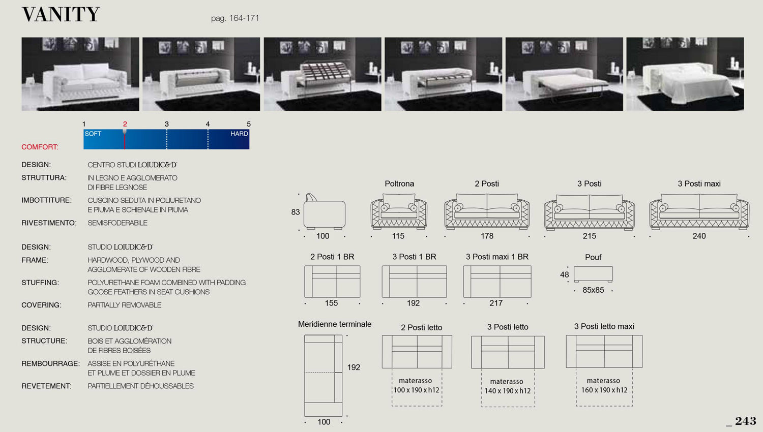 Loiudiced Couches & Sofa Vanity Leather Sofa | J&M Furniture
