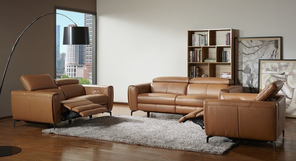 Lorenzo Motion Chair in Caramel | J&M Furniture - Canal Furniture