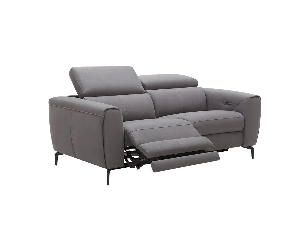 Lorenzo Motion Loveseat in Dark Grey Fabric | J&M Furniture - Canal Furniture