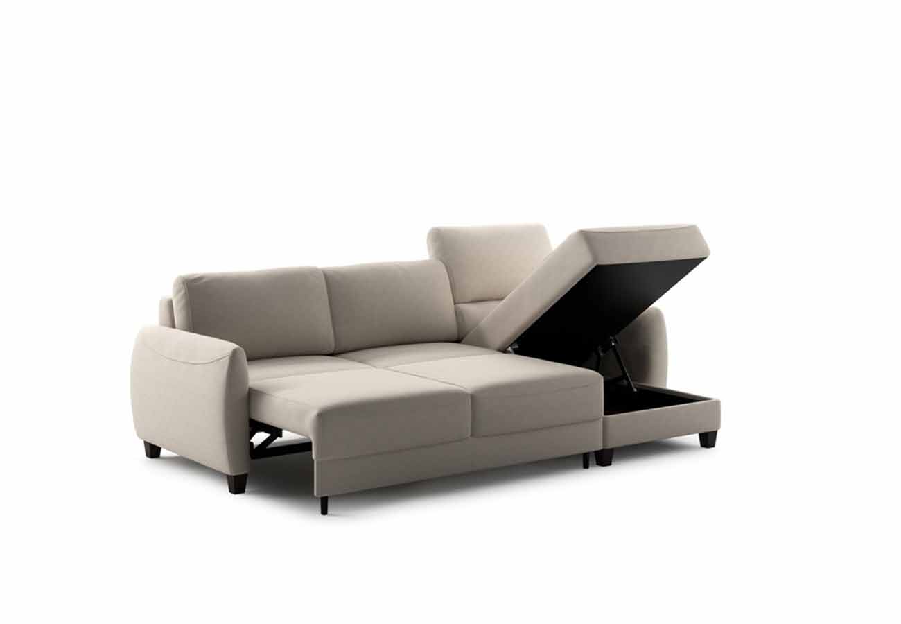 Luonto Couches & Sofa Delta Sectional Full XL Sleeper | Luonto