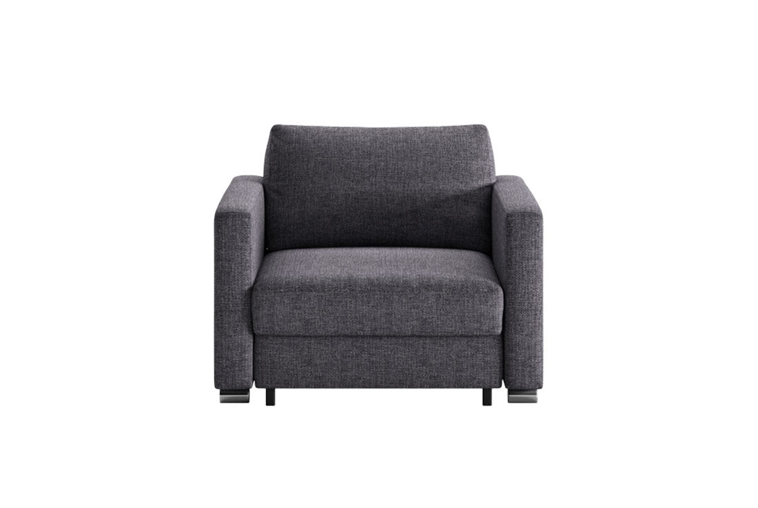Luonto Couches & Sofa Grey - Rene 04 Fantasy Sleeper Chair (Cot Size) | Luonto