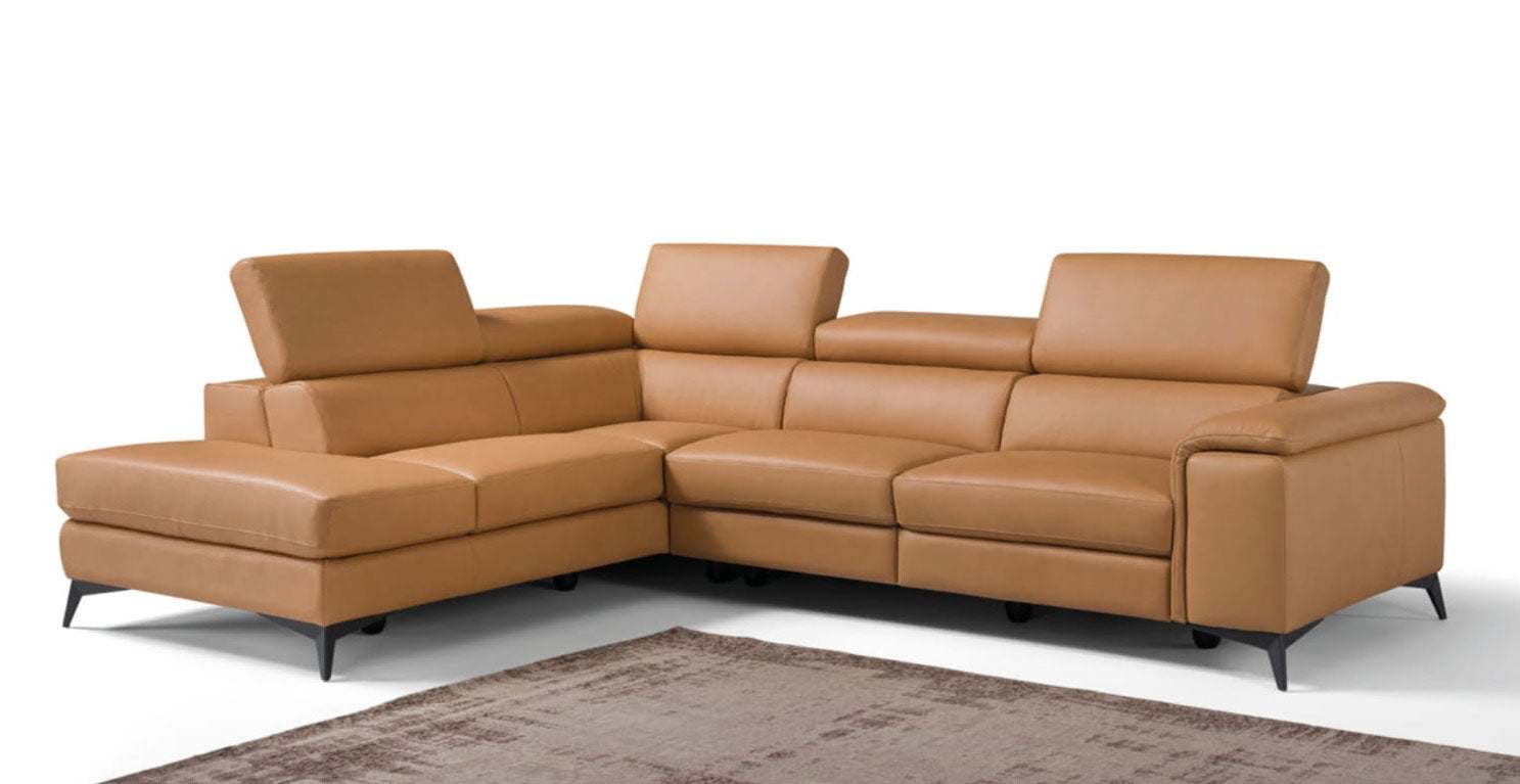 Max Divani Couches & Sofa Emu Sectional Sofa in Caramel | Max Divani (Special Order)