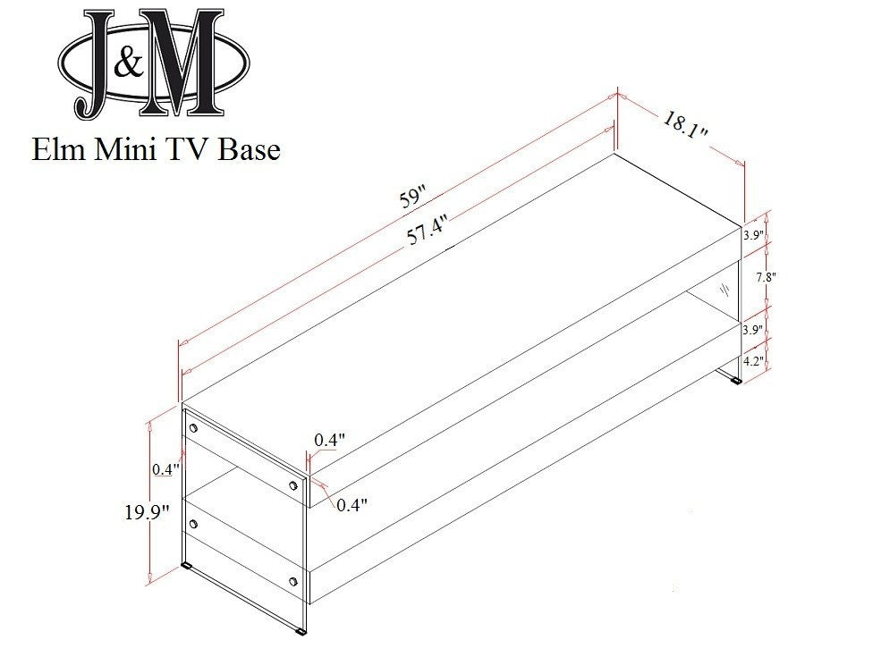 Elm Mini TV Base | J&M Furniture