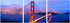 Wall Art "Golden Gate Bridge - SH-71050ABC" - Canal Furniture