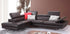 Forza A761 Italian Leather Sectional In Brown - Canal Furniture