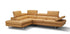 Forza A761 Italian Leather Sectional In Freesia - Canal Furniture