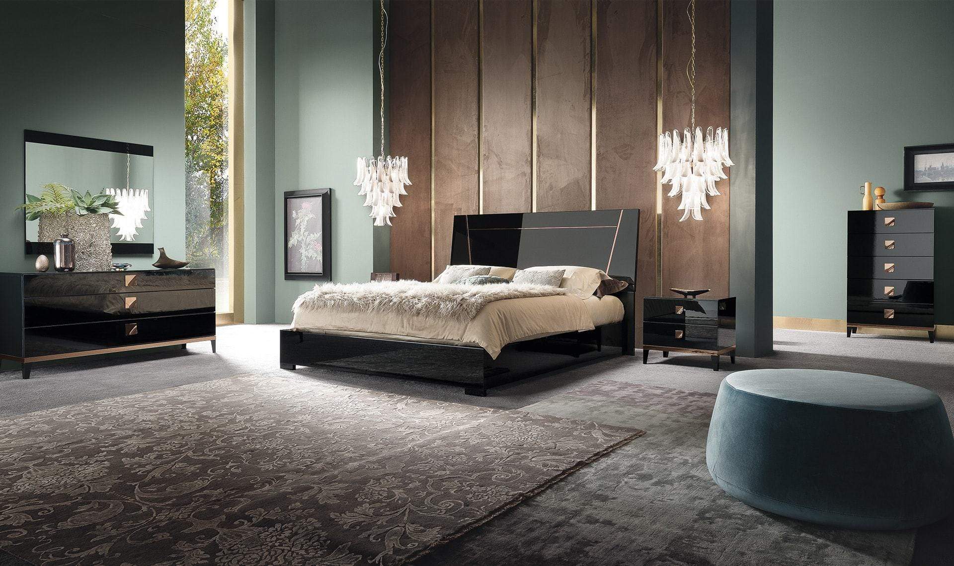 Alf Italia Bedroom Sets Mont Noir Bed | Alf Italia