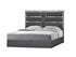 Da Vinci Bed in Charcoal - Canal Furniture