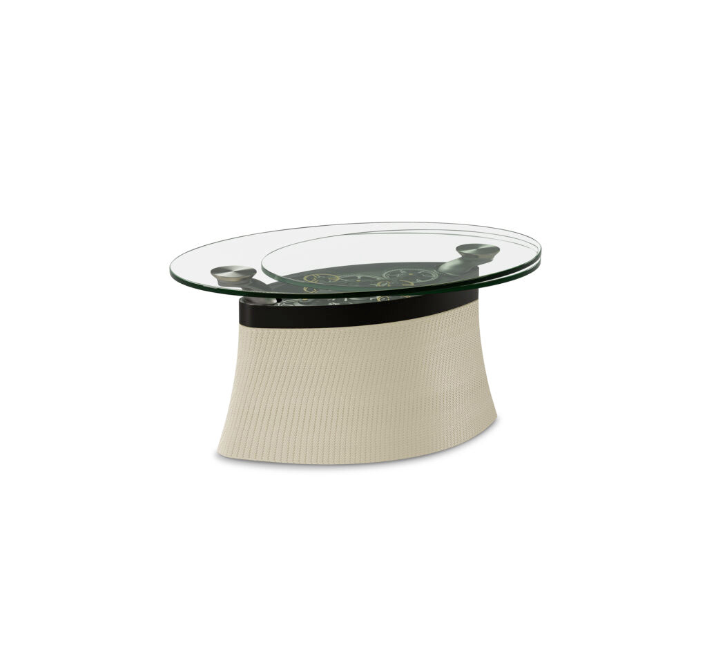 Elite Modern Coffee Table Ellipse Motion Cocktail Table 2074 | Elite Modern