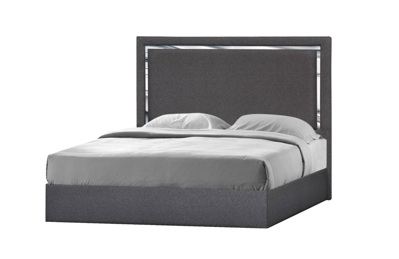 J and M Furniture Bed Monet Bed in Charcoal