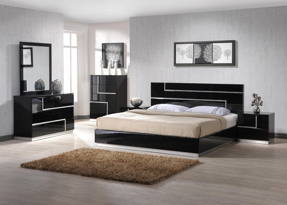 J and M Furniture Bedroom Sets Lucca Modern Bed | J&M Furniture