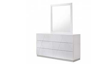 J and M Furniture Bedroom Sets Naples Prime White Bed | J&M Furniture