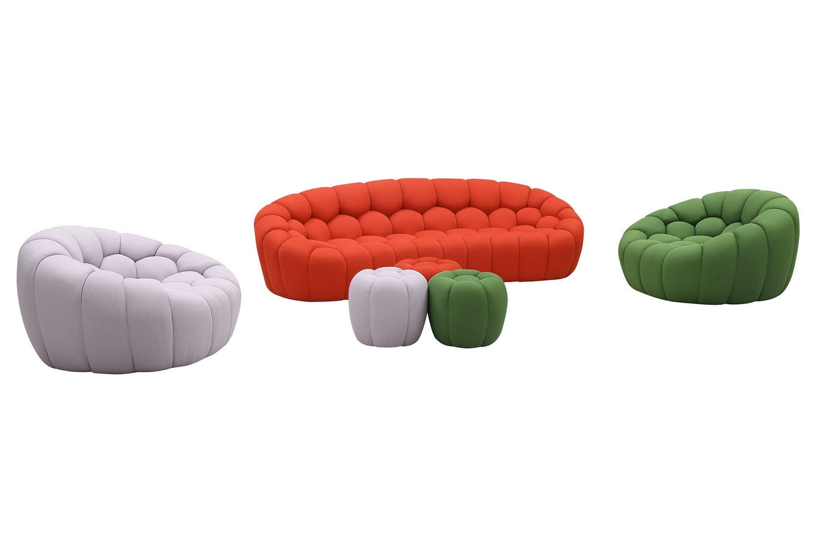 J and M Furniture Couches & Sofa Fantasy Fabric Sofa in Red | J&M Furniture