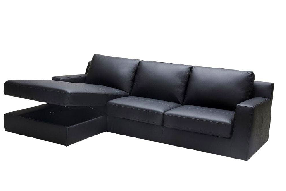 J and M Furniture Couches & Sofa Left Hand Facing Elizabeth Sectional Sleeper & Storage | J&M Furniture