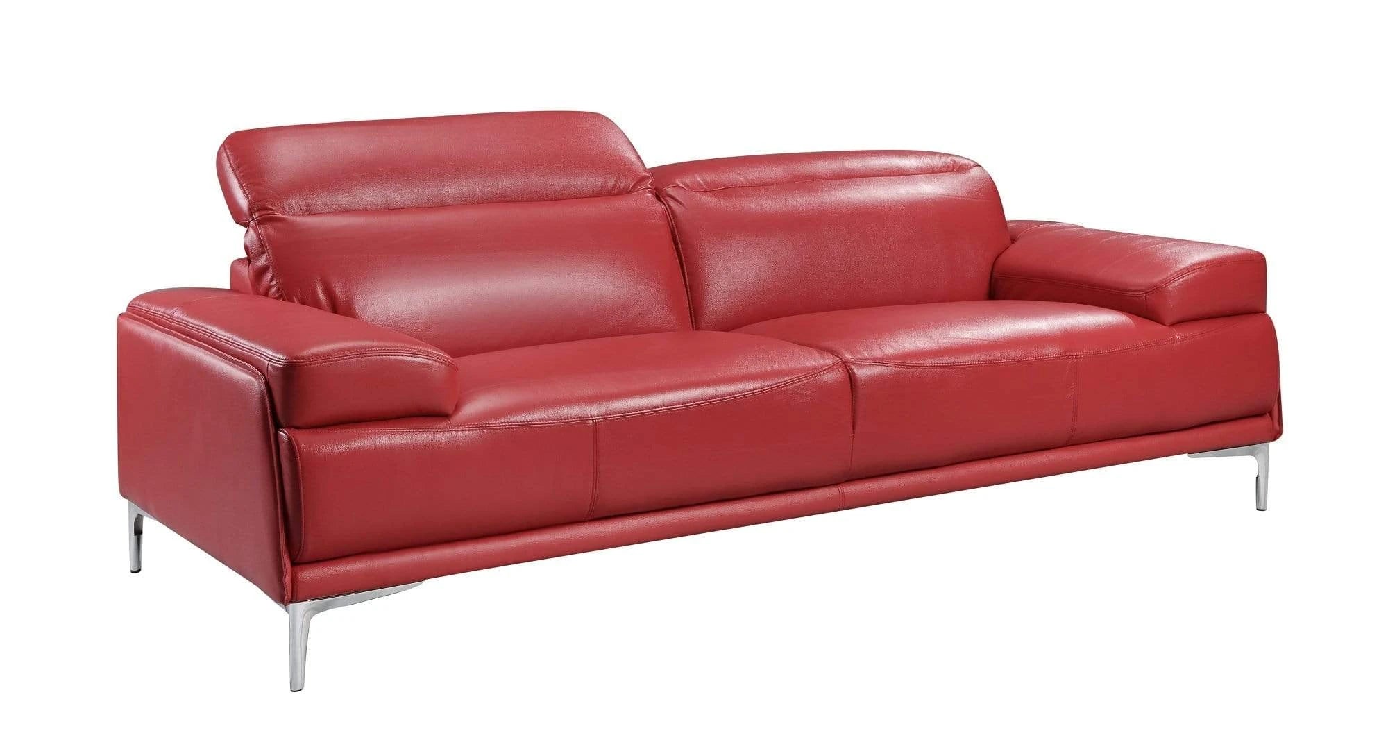 J and M Furniture Couches & Sofa Nicolo Sofa Collection In Red | J&M Furniture