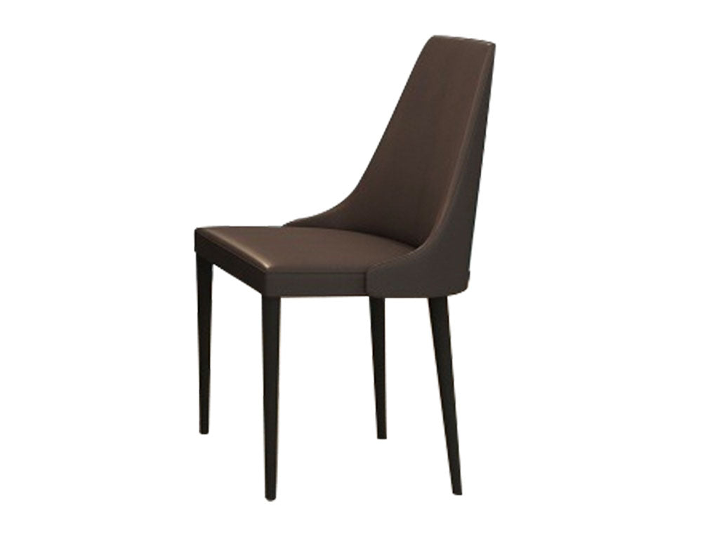 J and M Furniture Dining Chair Moderna Dining Chair in Taupe with Grey legs