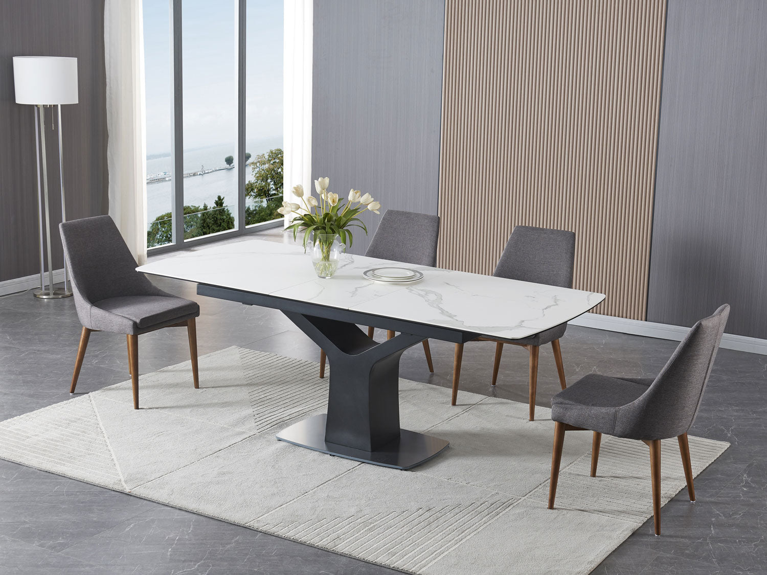 J and M Furniture Dining Table Fiori Extension Dining Table | J&M Furniture