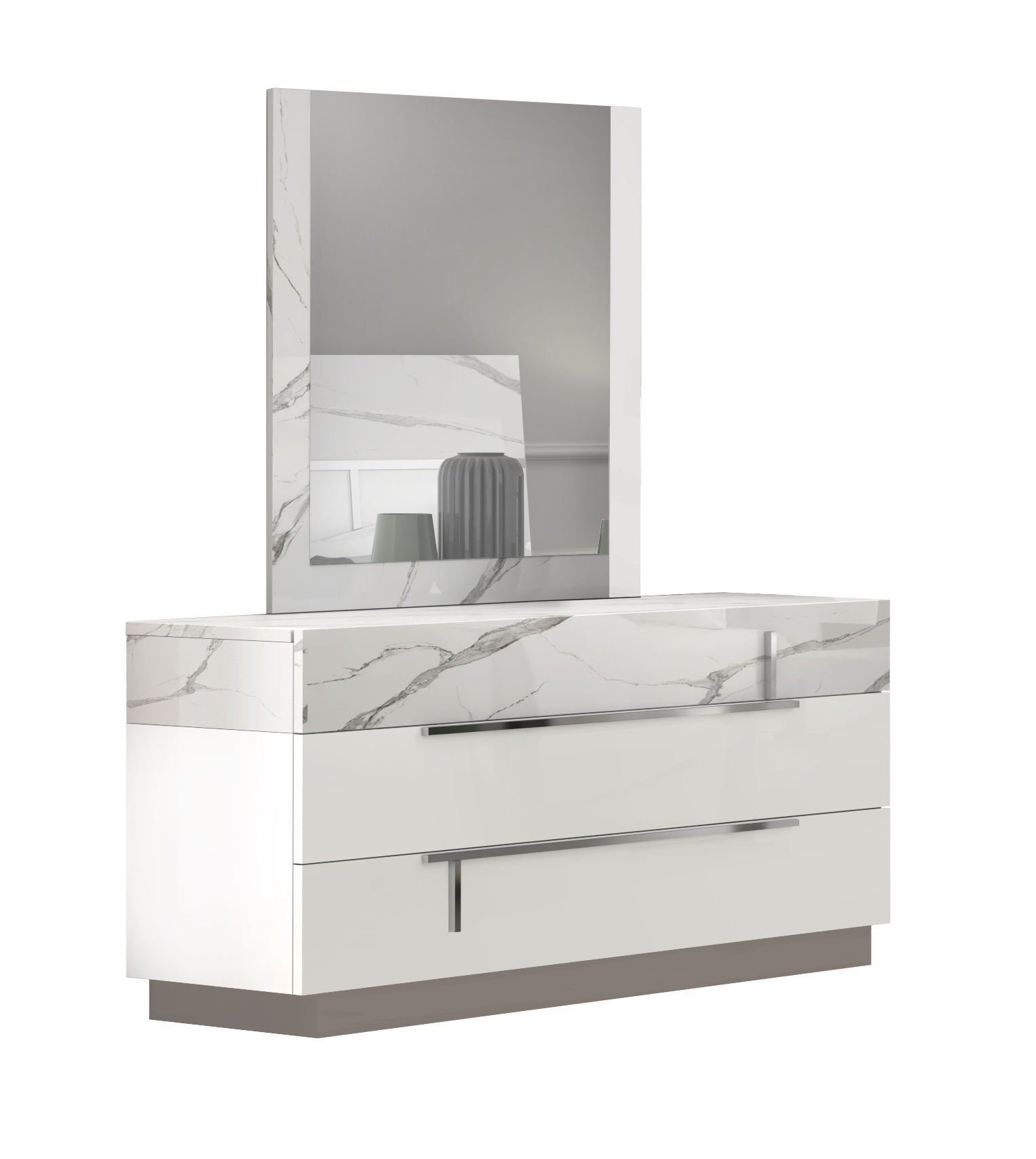 J and M Furniture Dresser Add Dresser & Mirror Sunset Mirror