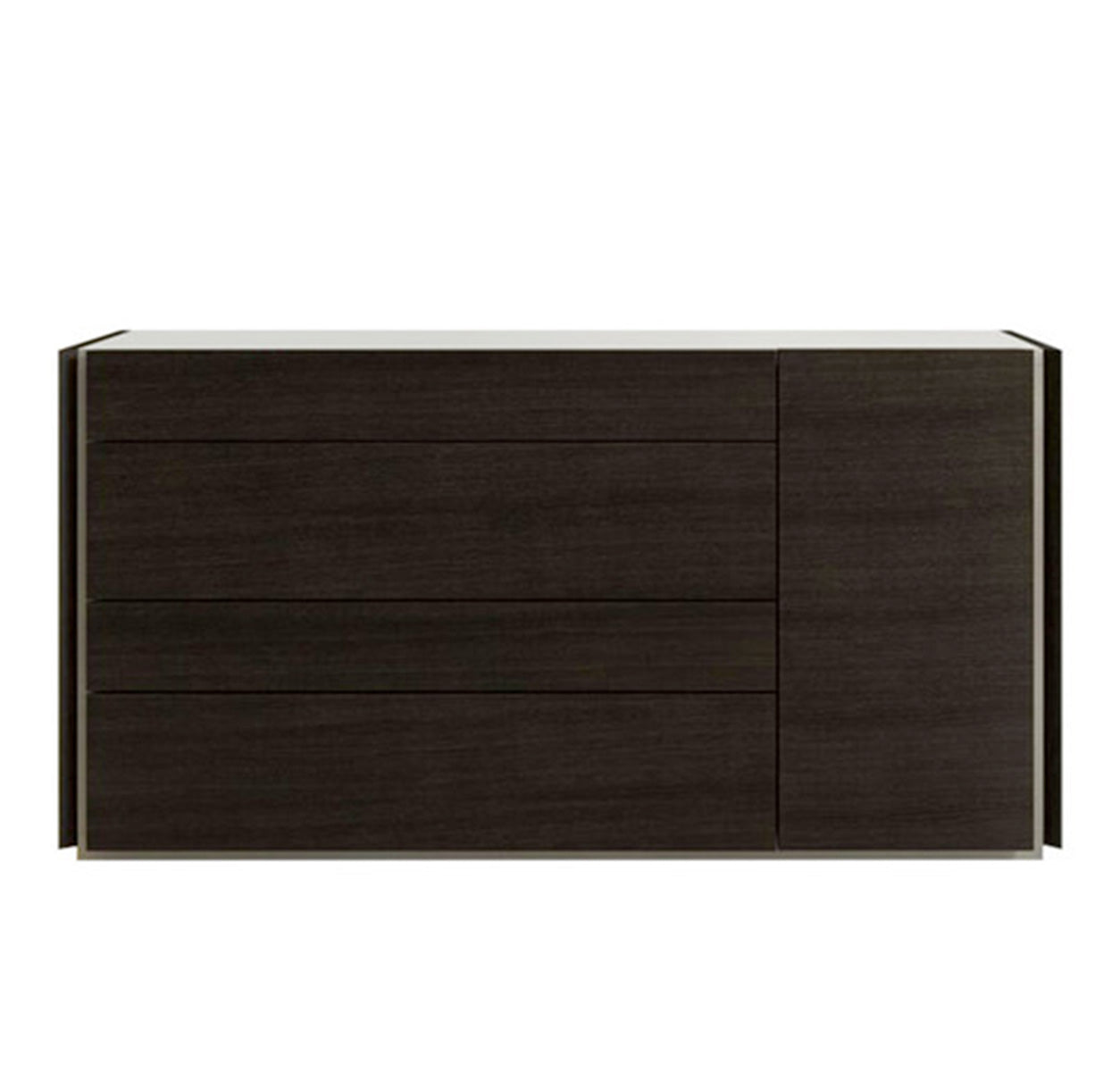 J and M Furniture Dresser Add Dresser Porto Dresser & Mirror in Wenge