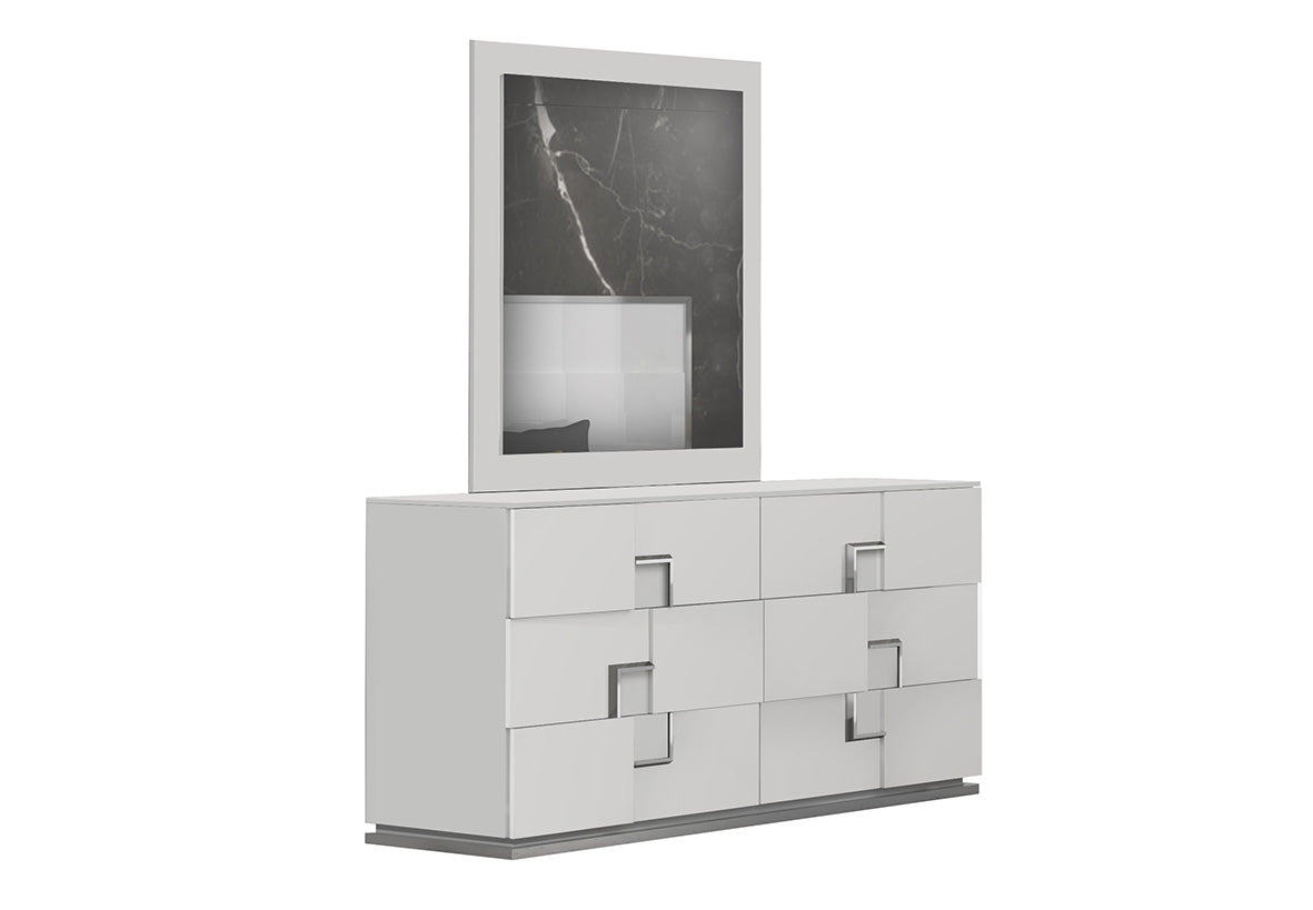 J and M Furniture Dresser Infinity Dresser & Mirror