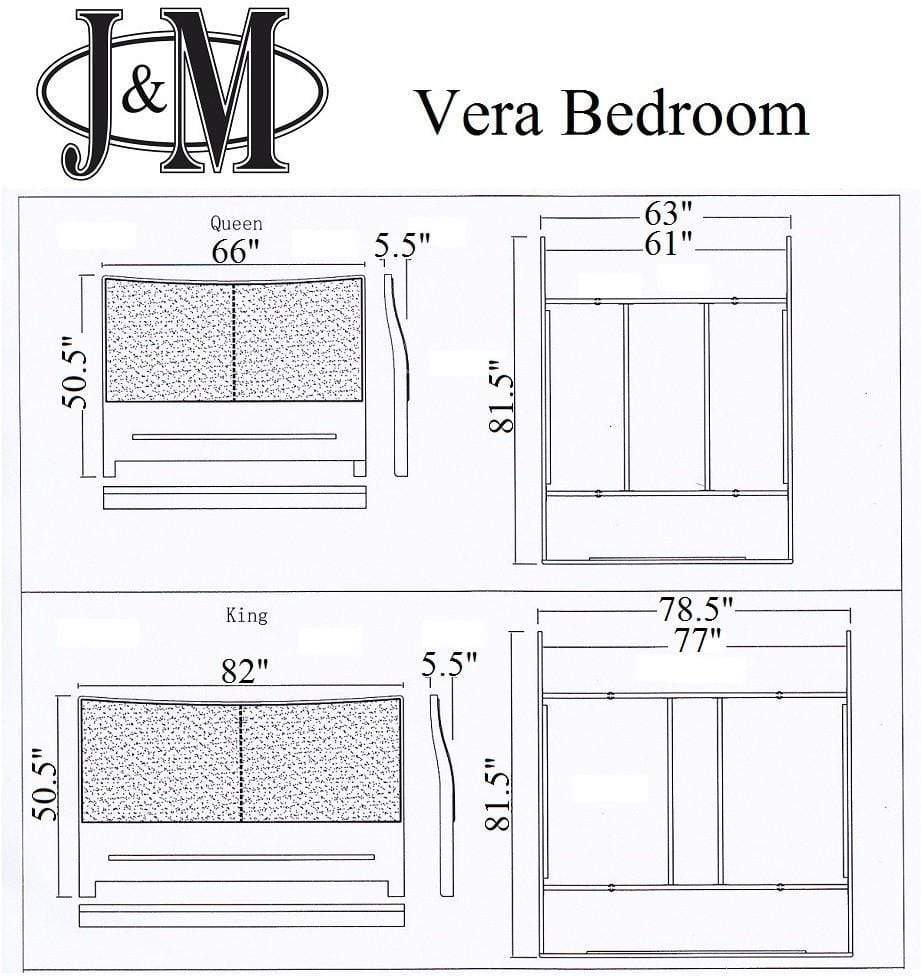 J and M Furniture Dresser Vera Dresser & Mirror