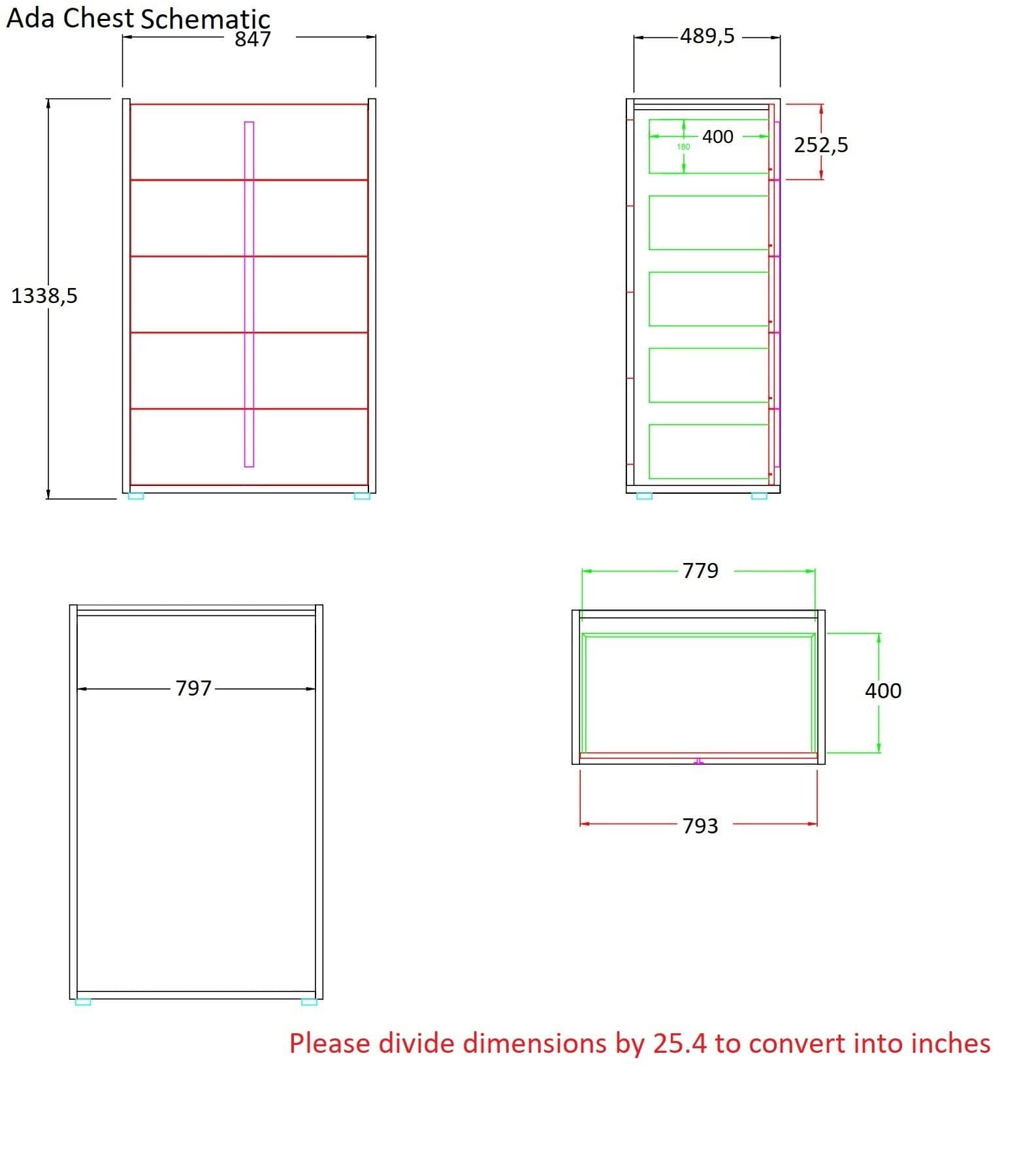 J and M Furniture Nightstands Ada Nightstand