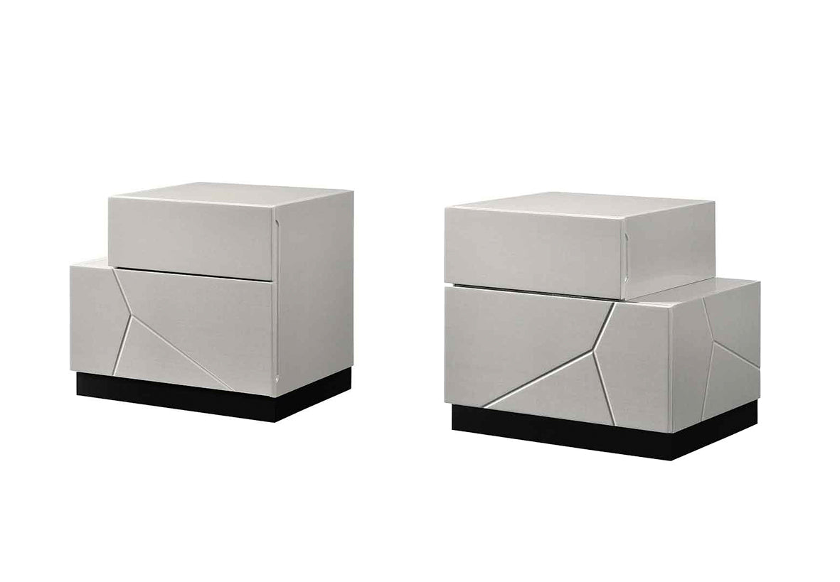 J and M Furniture Nightstands Add Left and Right Nightstand Turin Nightstand