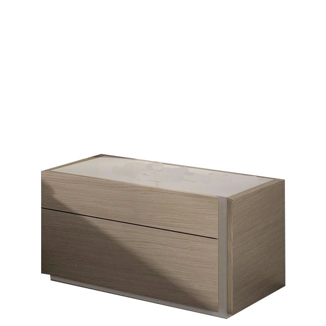J and M Furniture Nightstands Add Right Nightstand Evora Nightstand in Natural Oak