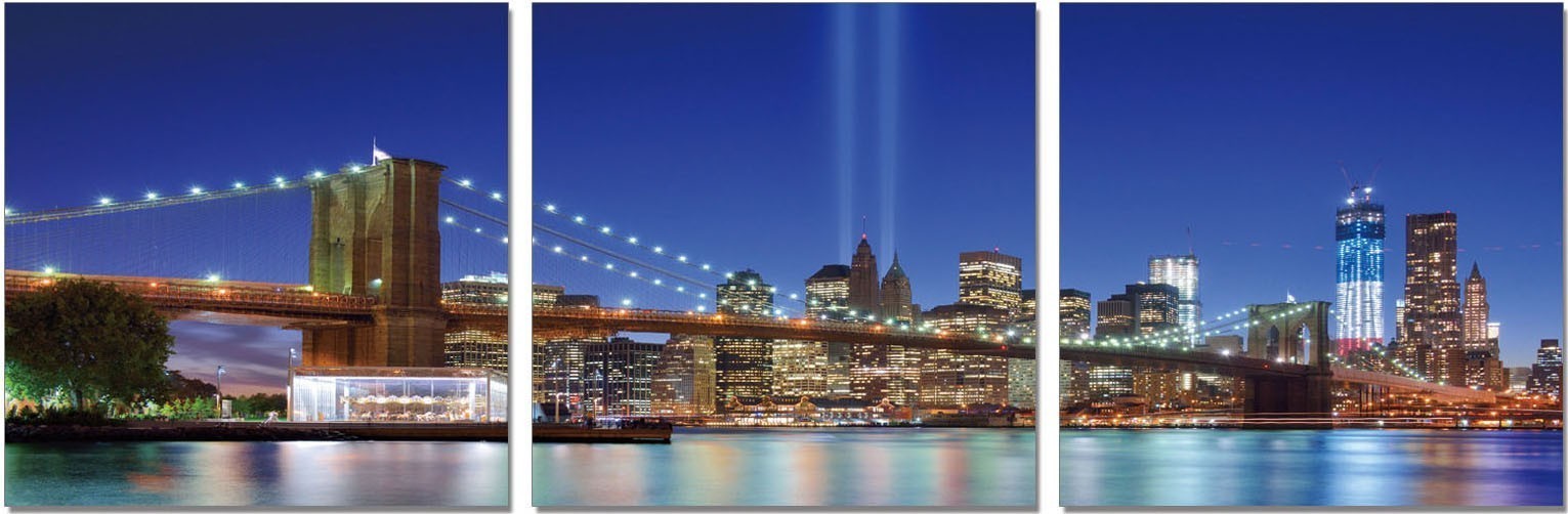 J and M Furniture Wall Art Brooklyn Bridge | SH-71181ABC