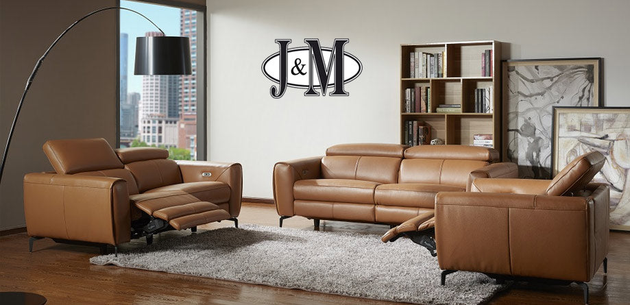 Lorenzo Motion Loveseat in Caramel | J&M Furniture - Canal Furniture