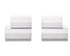 Milan Nightstand in White - Canal Furniture