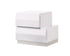 Milan Nightstand in White - Canal Furniture