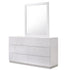 Naples Dresser & Mirror in White - Canal Furniture